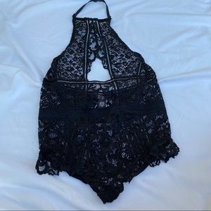 Victoria’s Secret black one piece teddy medium